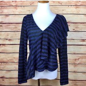 NWT 🗣 ZARA trafaluc shimmer top